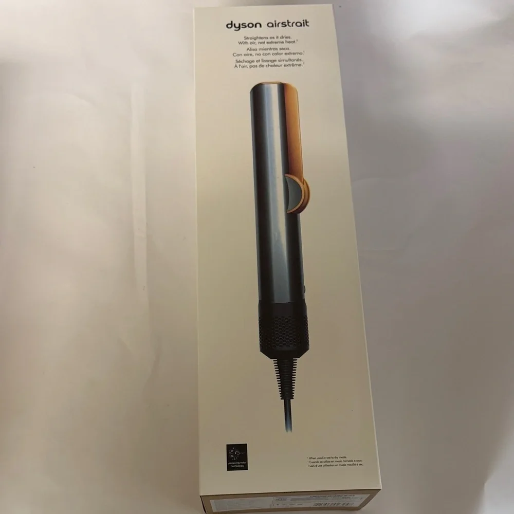 Dyson Airsrait Hair Straightener in Silver and Gold